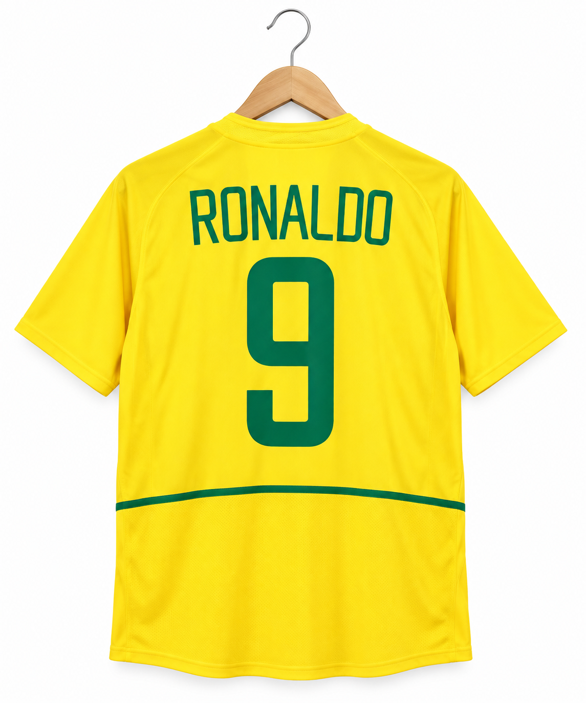 Ronaldo #9, Brazil 2002 Home Shirt