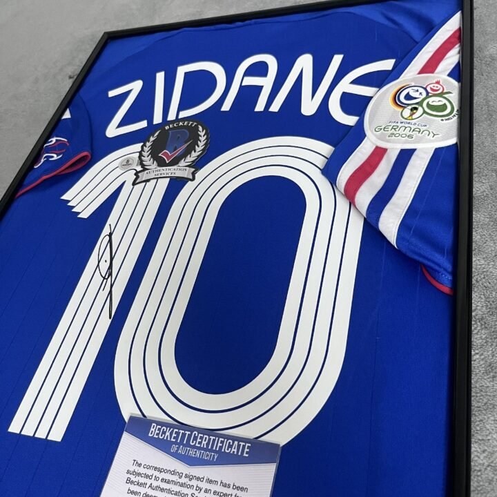 Zidane France 2006 Signed